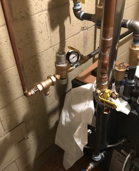 the Caleffi Automatic Filling Valve with Backflow Preventer