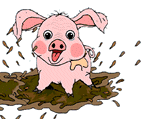 Pig in Mud moving